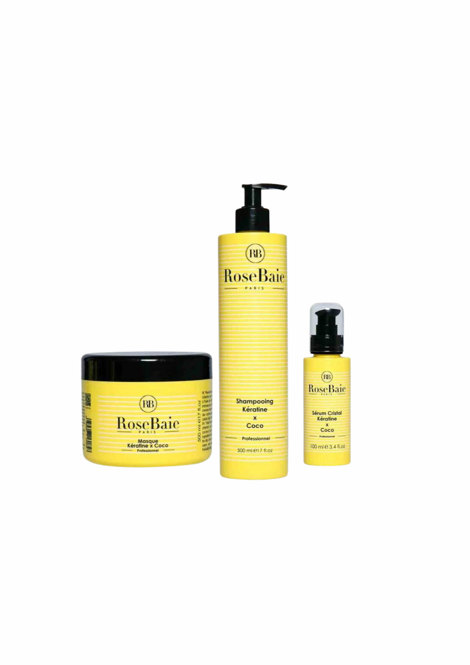 ROSE BAIE Trio coco shampoing masque & sérum - PDS SHOP