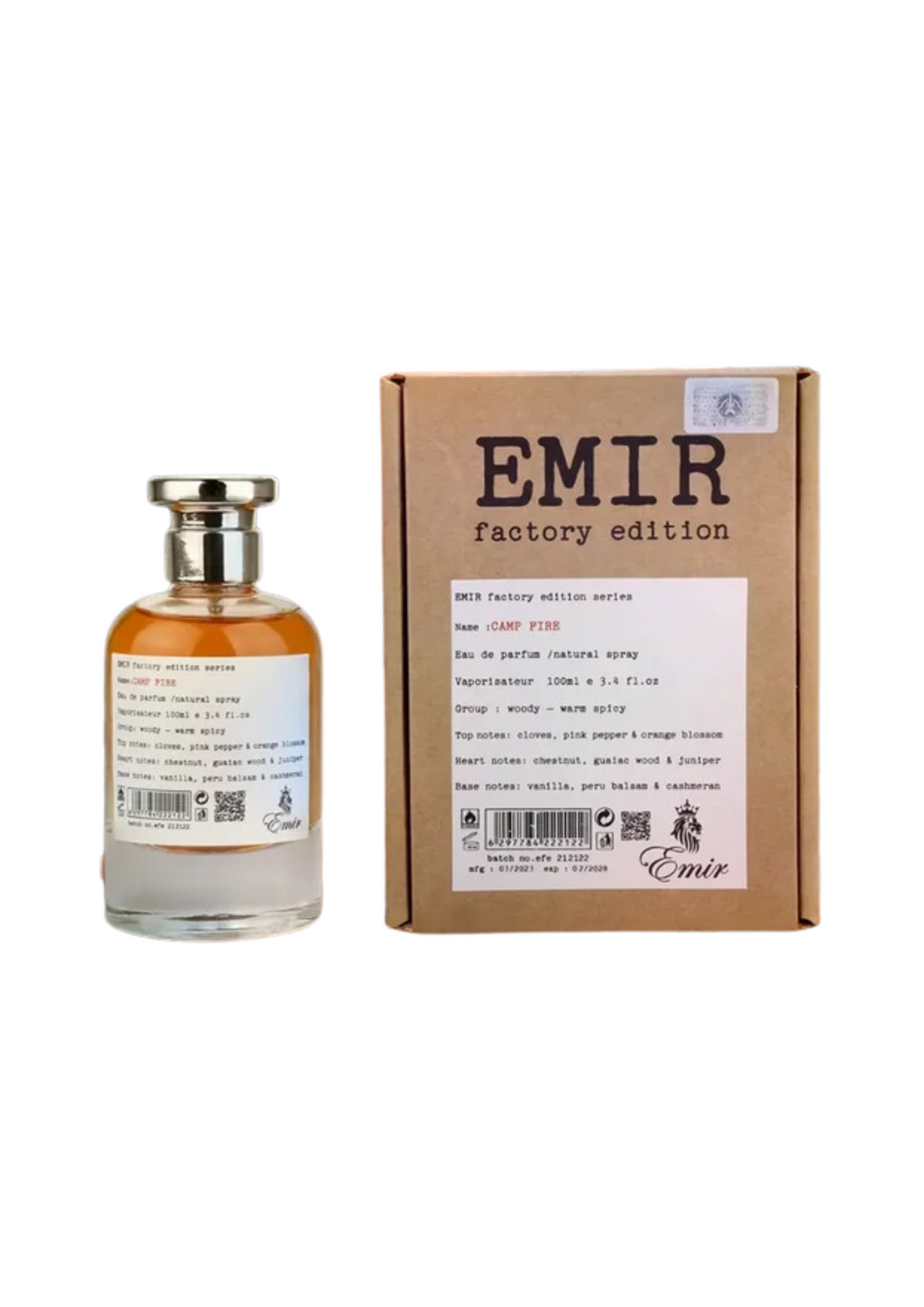 Eau de Parfum Camp Fire Emir 100 ML - PDS SHOP